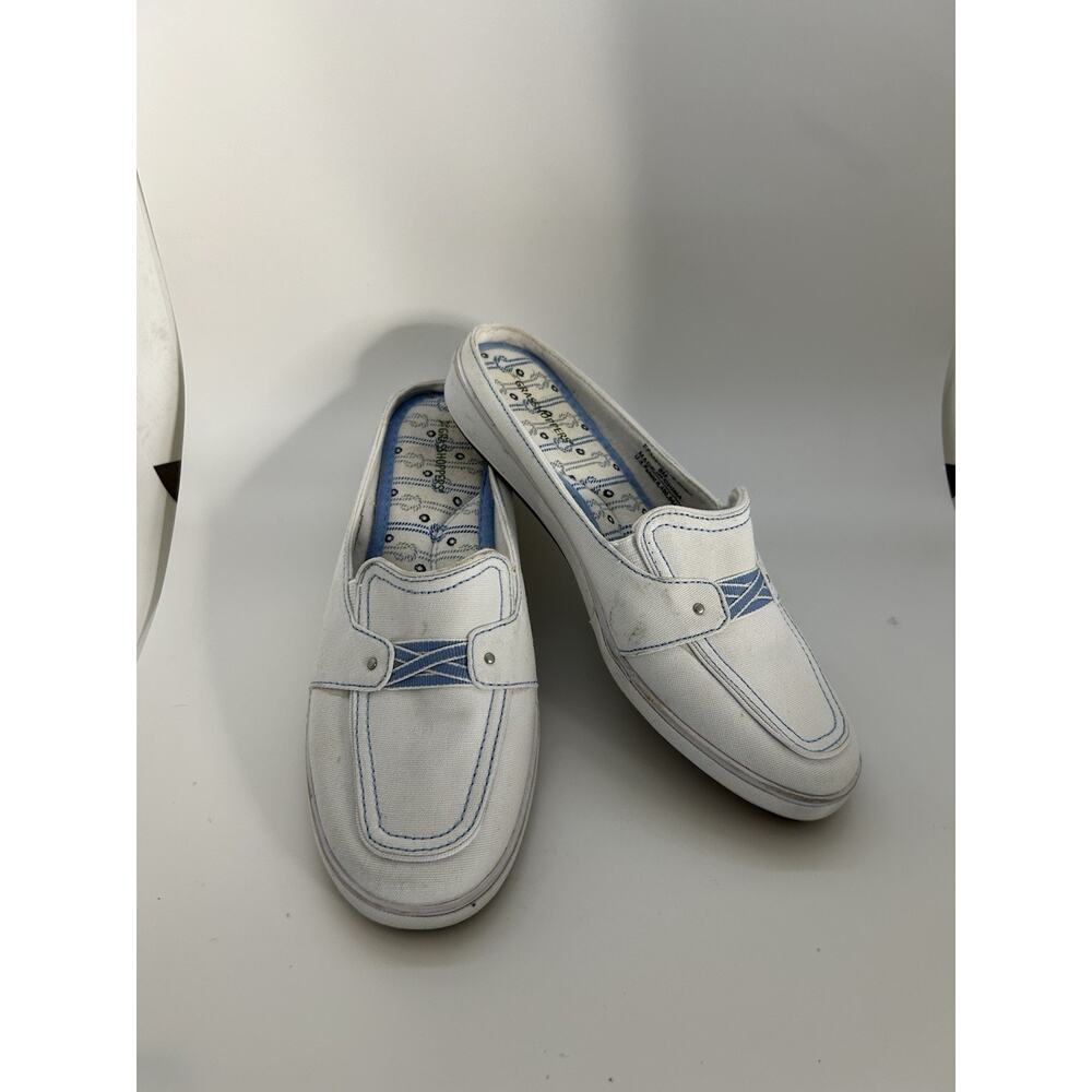 Grasshopper Women's white Shoes Size 6 slides mule style - Picture 2 of 3